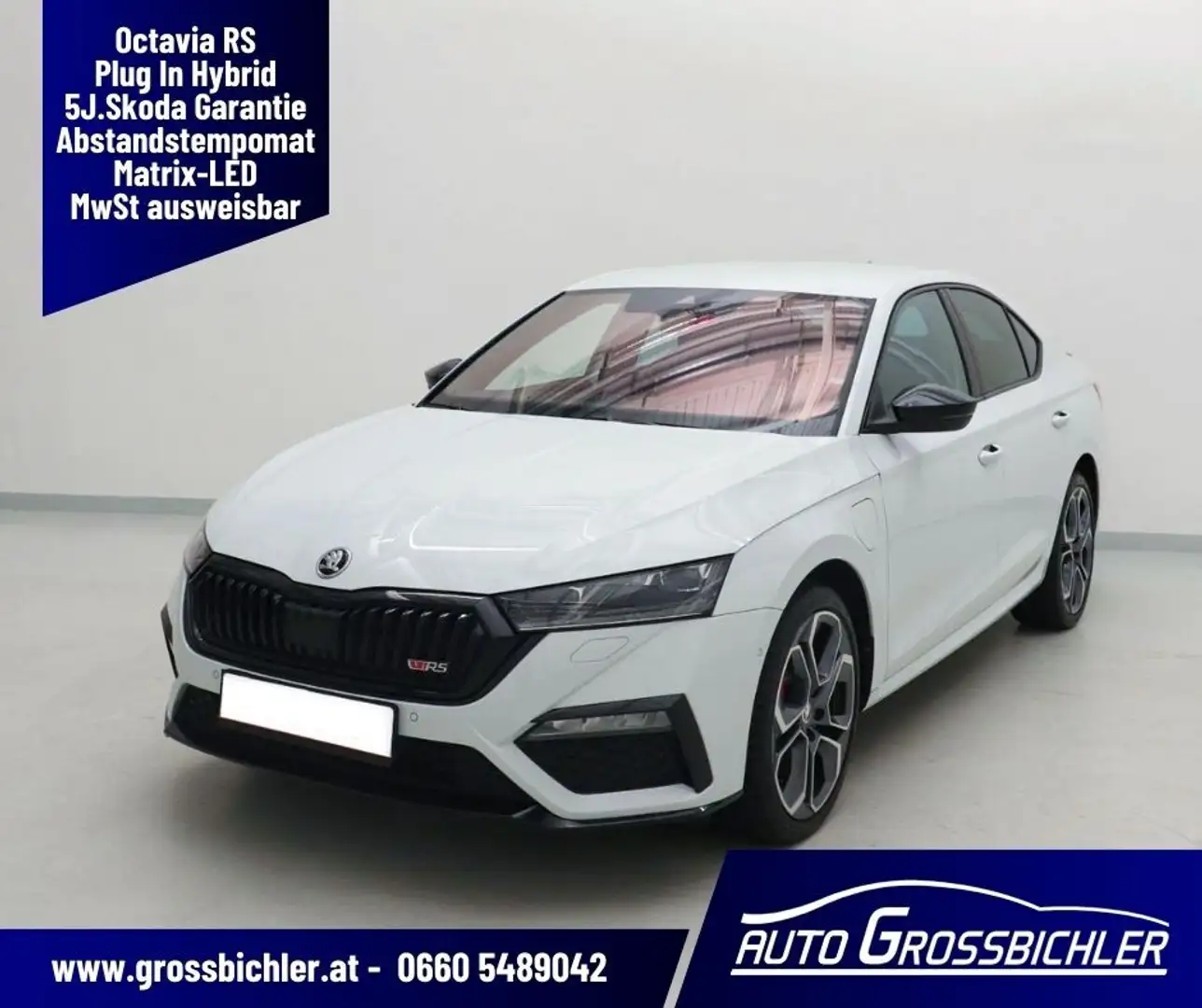 Skoda Octavia RS iV DSG  5Jahre Skoda Plus Garantie Weiß - 1
