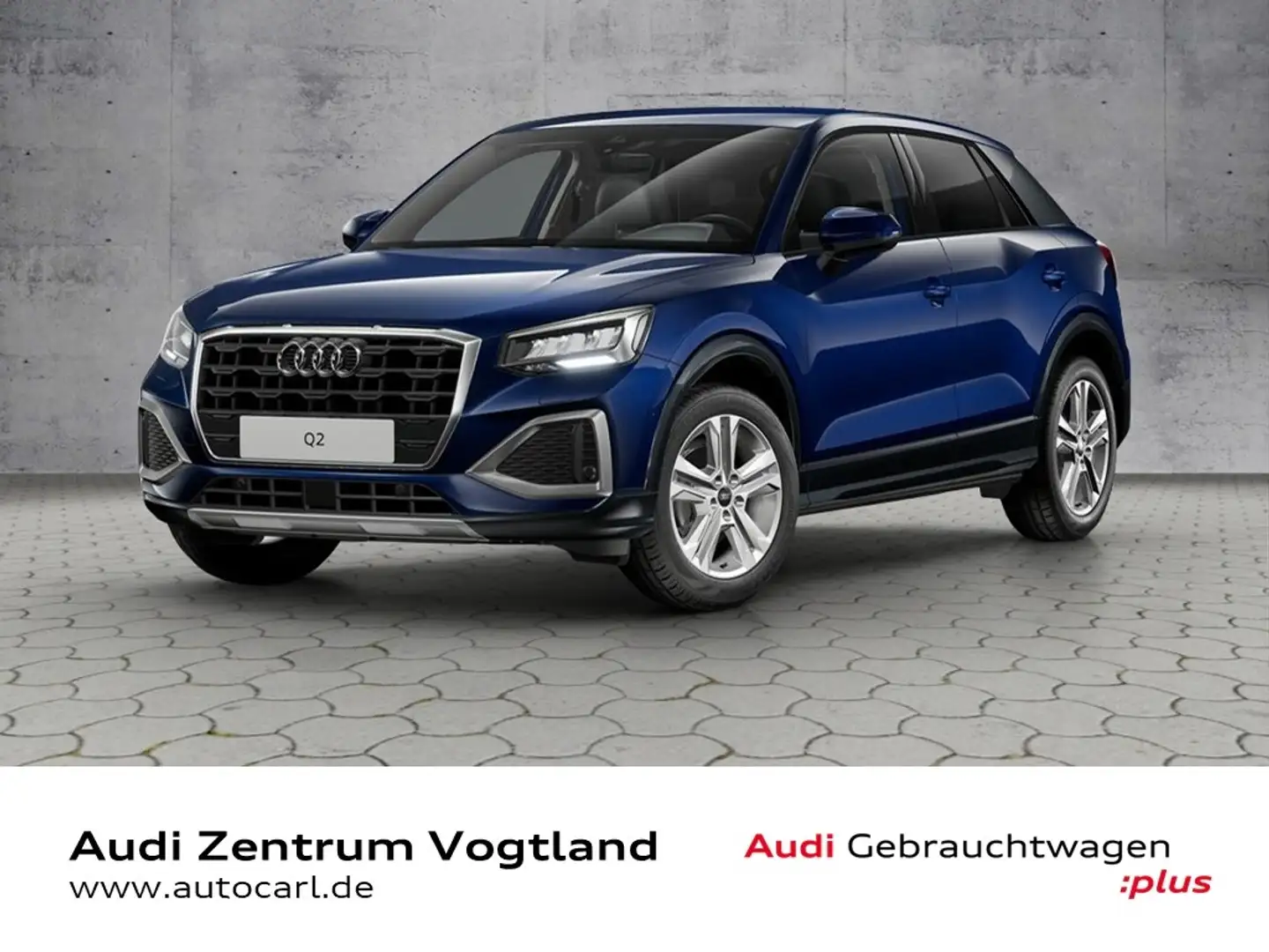 Audi Q2 advanced 35 TFSI S-tronic Parken KLIMA LED ALU Blau - 1