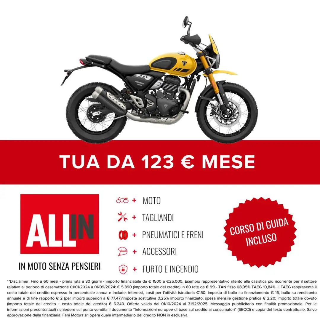 Triumph SCRAMBLER 400 XC Giallo - 2