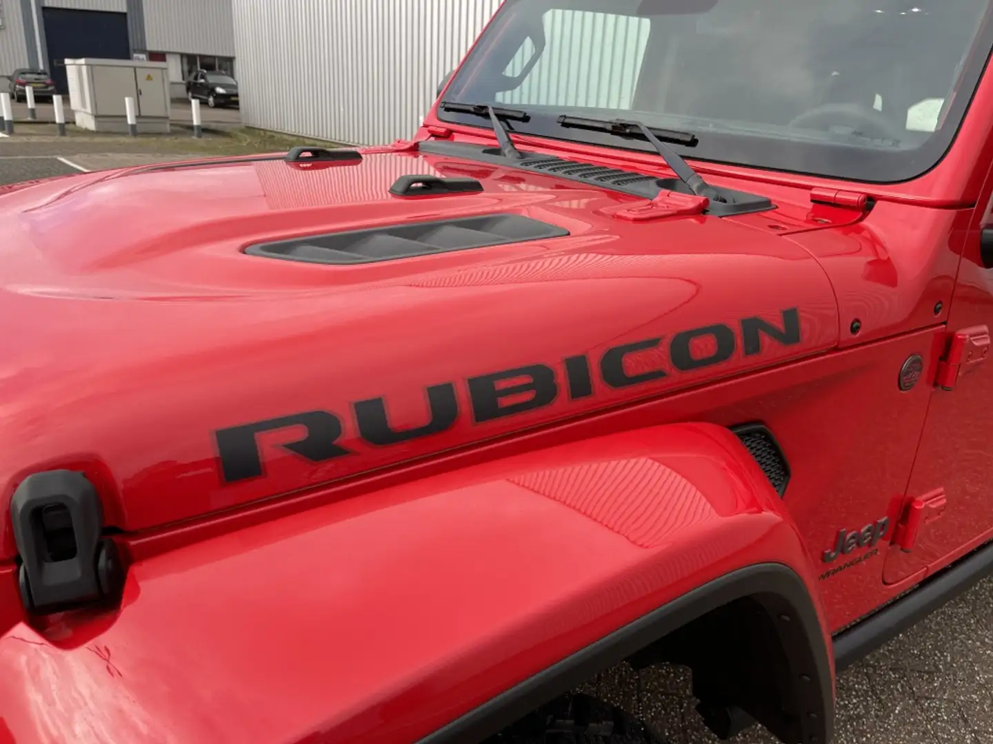 Jeep Wrangler Unlimited Rubicon Van 2 persoons grijskenteken Червоний - 2
