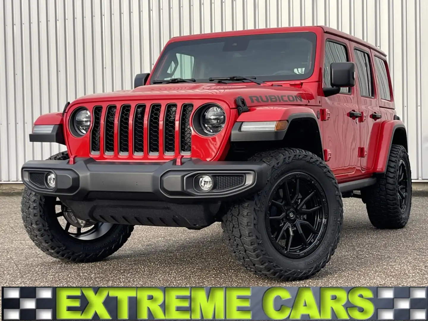 Jeep Wrangler Unlimited Rubicon Van 2 persoons grijskenteken Червоний - 1