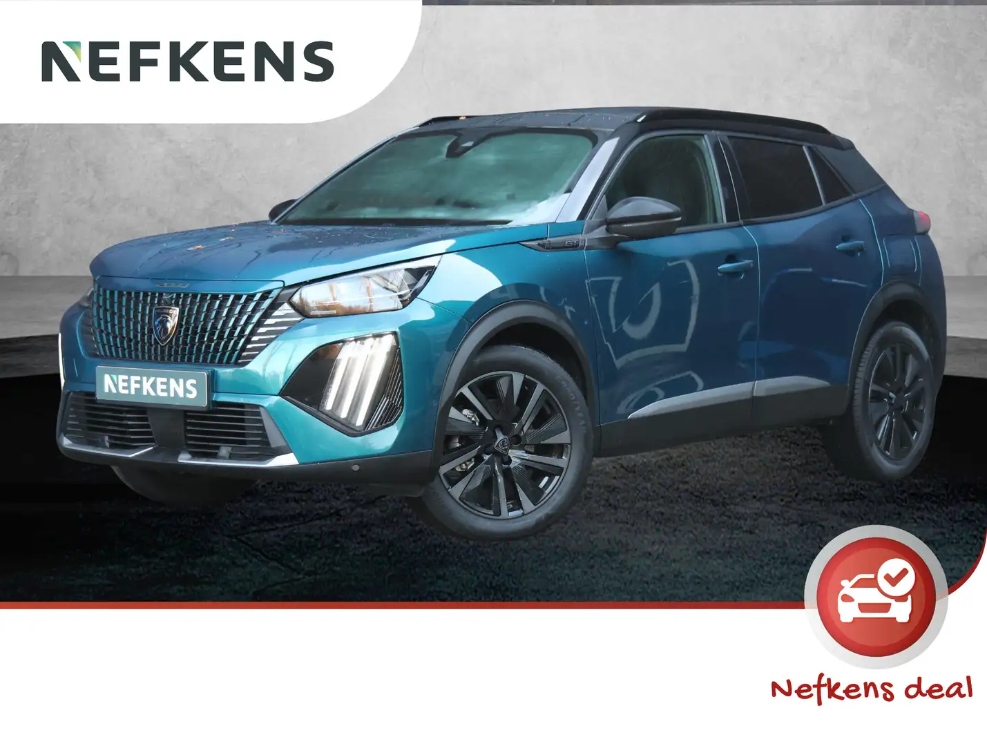 Peugeot 2008 SUV GT 145pk Hybrid | Schuif-/Kanteldak | Adaptiev Blauw - 1