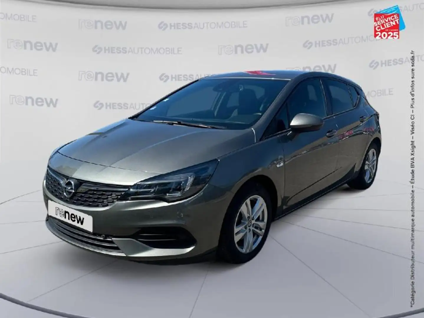 Opel Astra 1.2 Turbo 130ch  Elegance Gris - 1