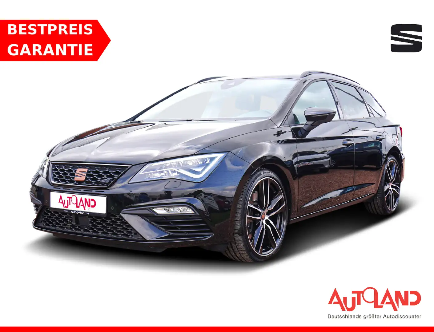 SEAT Leon ST 2.0 Cupra 300 4Drive LED Panorama ACC Schwarz - 1