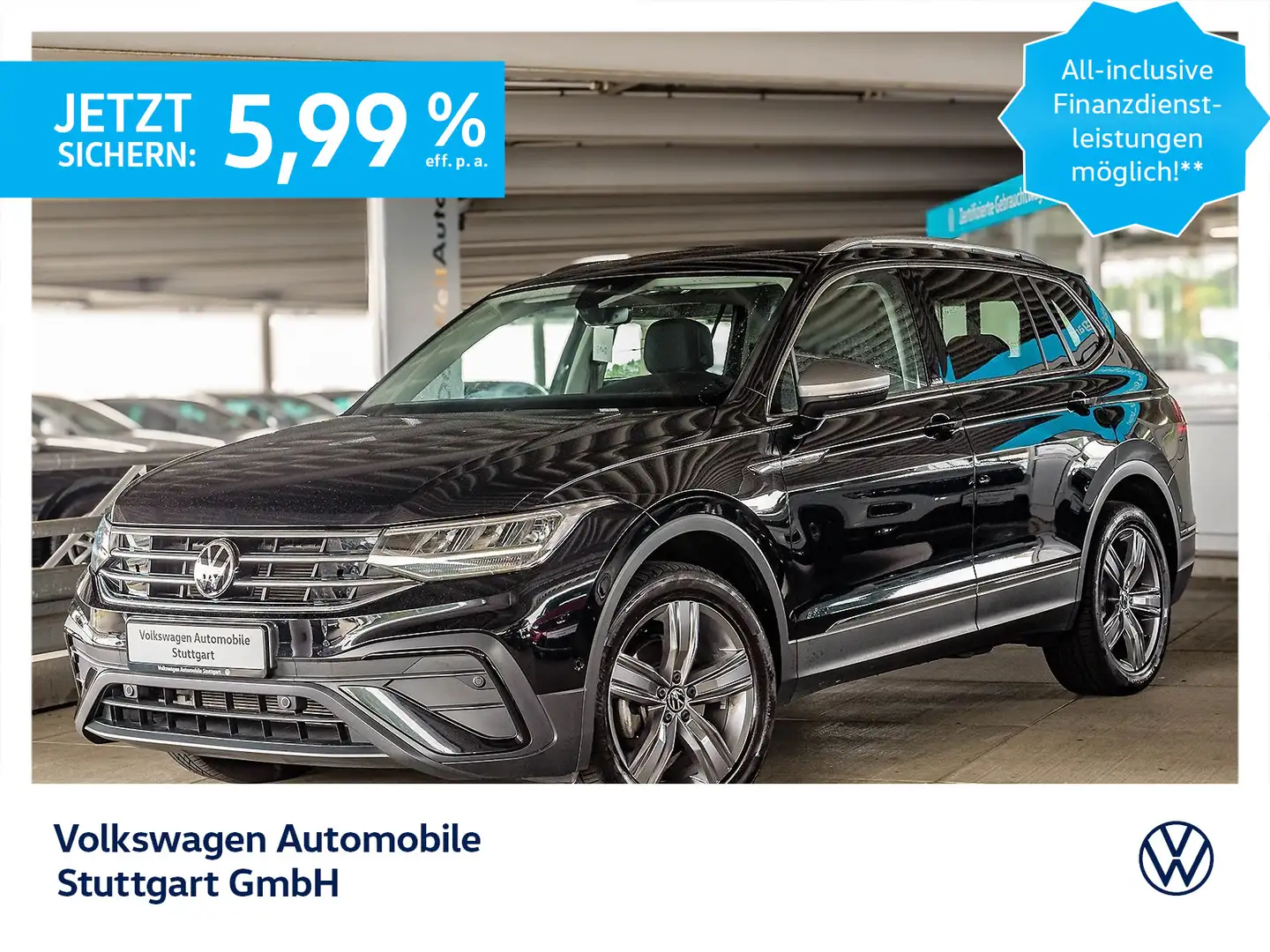 Volkswagen Tiguan Allspace Move 2.0 TDI DSG Navi LED Pano Schwarz - 1