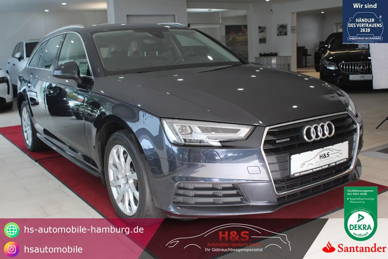 Audi A4 Avant 2.0 TDI S tronic quattro *STANDHEIZUNG*SITZH Blau - 1