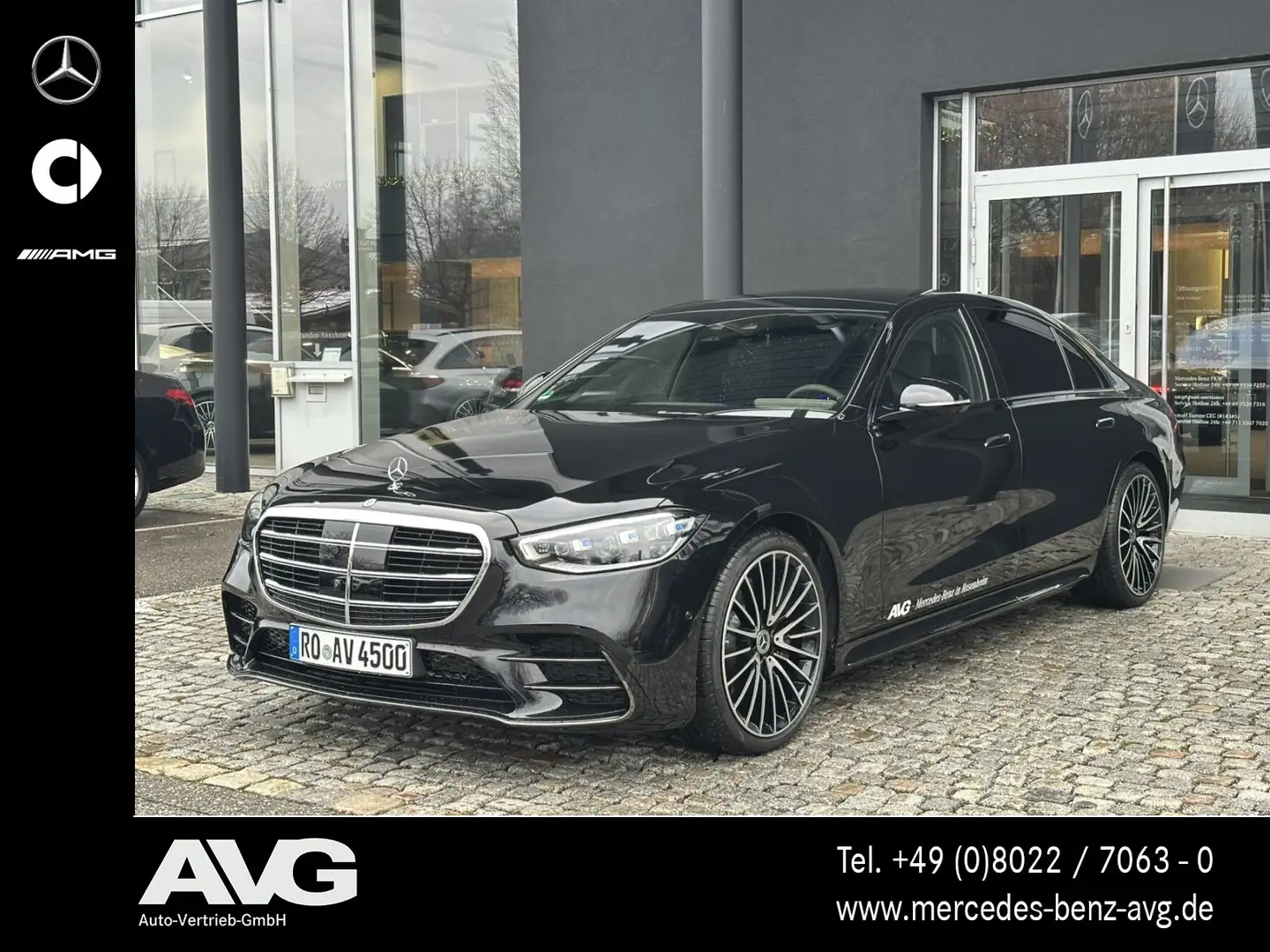 Mercedes-Benz S 450 S 450 d 4M L AMG Pano Multi Fond Executive 3D Navi Schwarz - 1