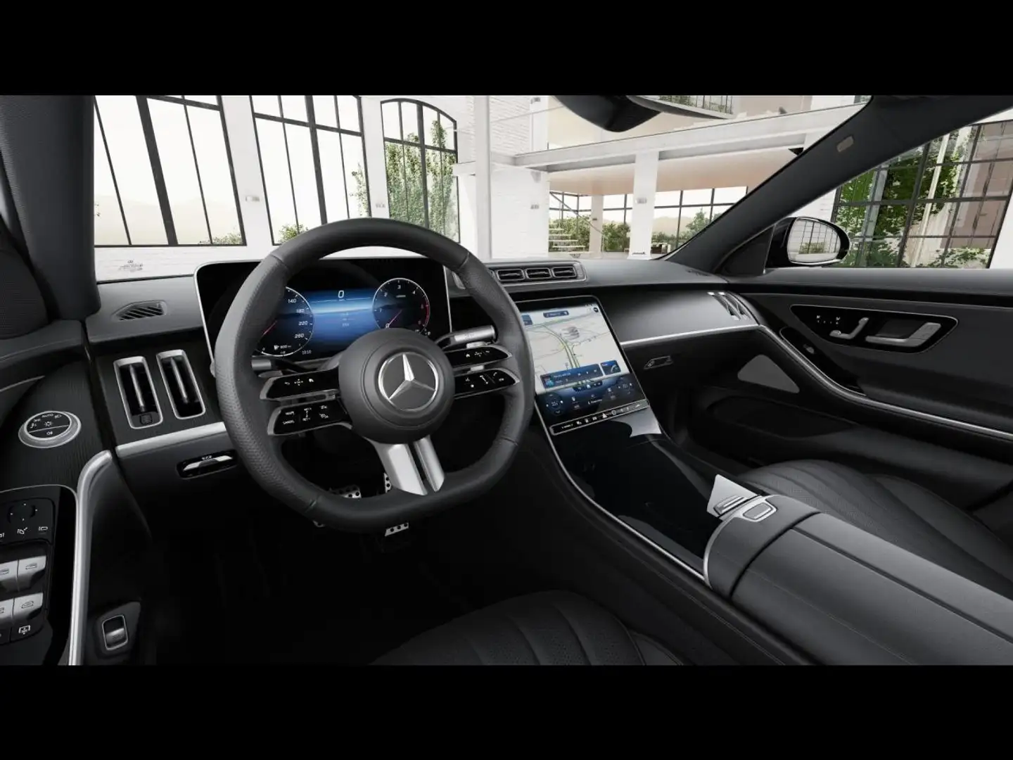 Mercedes-Benz S 350 d 4M L AMG Night Panorama Sitzklima 360° Silber - 2