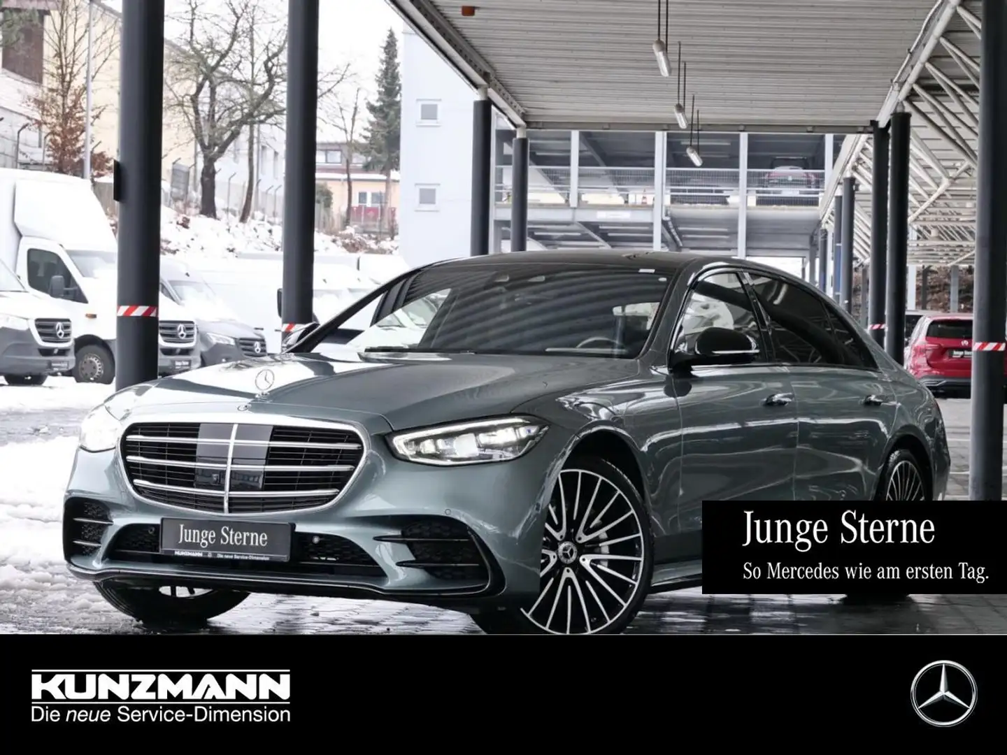 Mercedes-Benz S 350 d 4M L AMG Night Panorama Sitzklima 360° Silber - 1