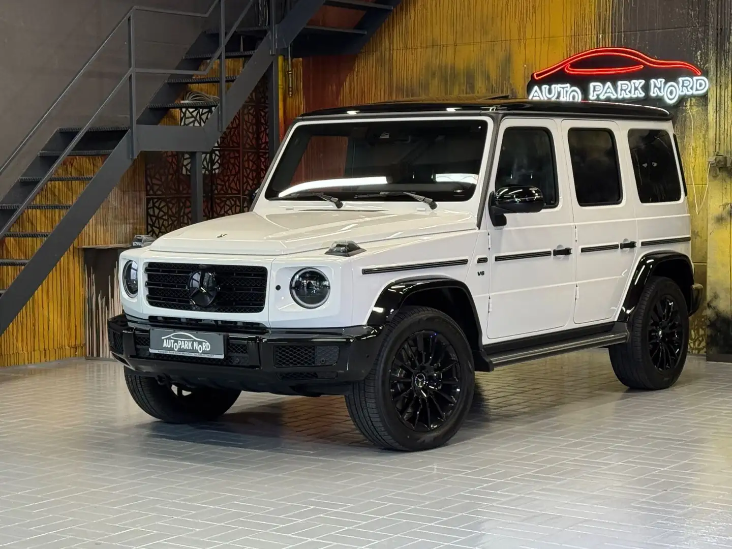 Mercedes-Benz G 500 AMG Line Manufaktur GSD~AHK~ACC~CARBON~360 White - 1