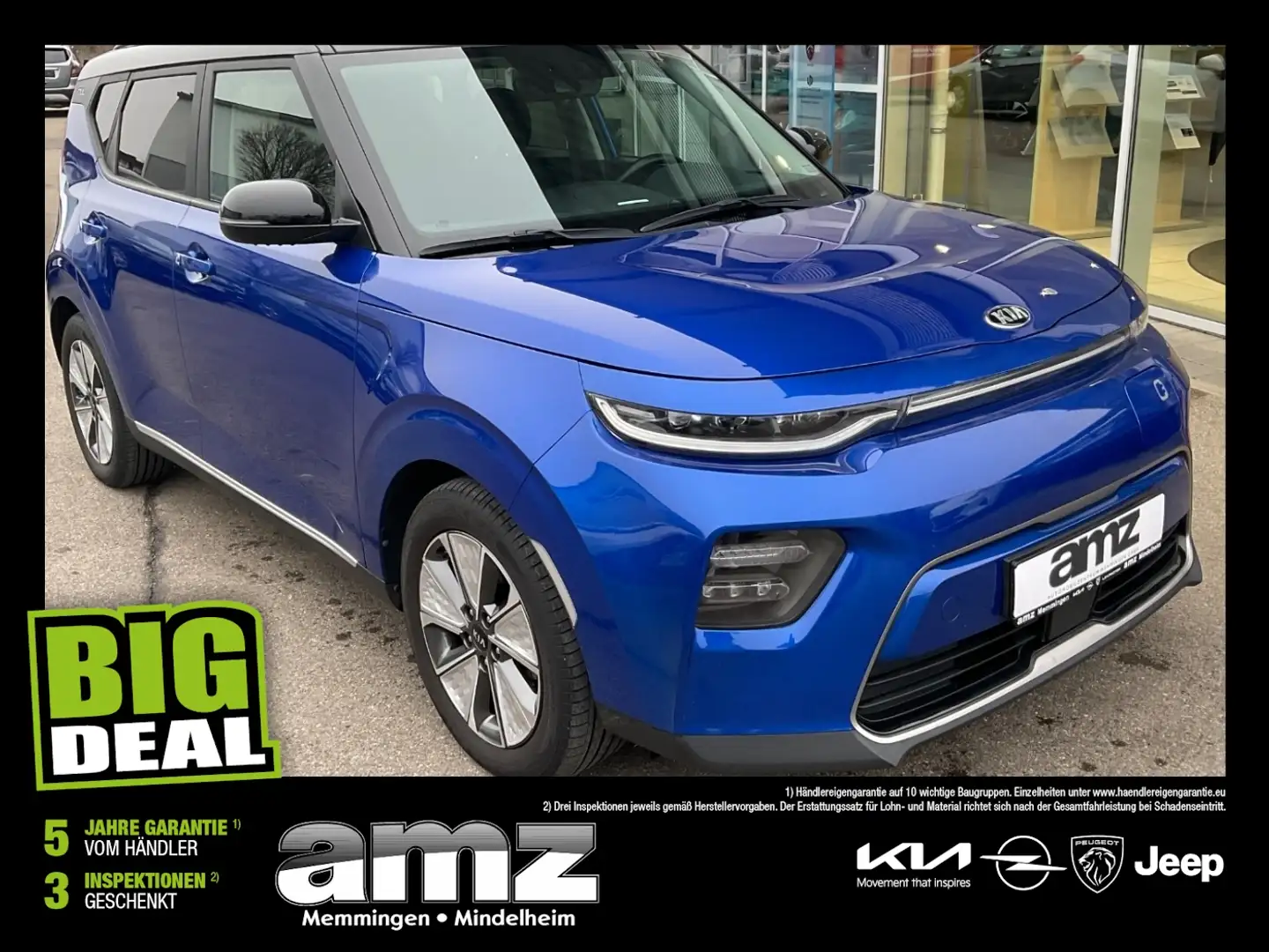 Kia Soul e- 64kWh Vision ACC+LED+Navi+SHZ+Kam.+LM Albastru - 1