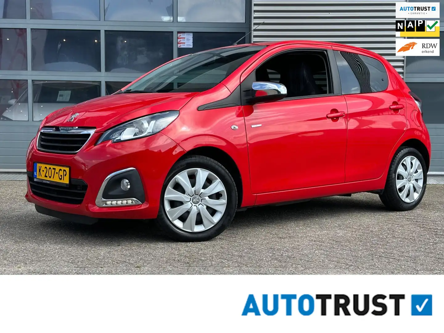 Peugeot 108 1.0 e-VTi Active | CARPLAY | CRUISECR | NAP | Airc Rouge - 1