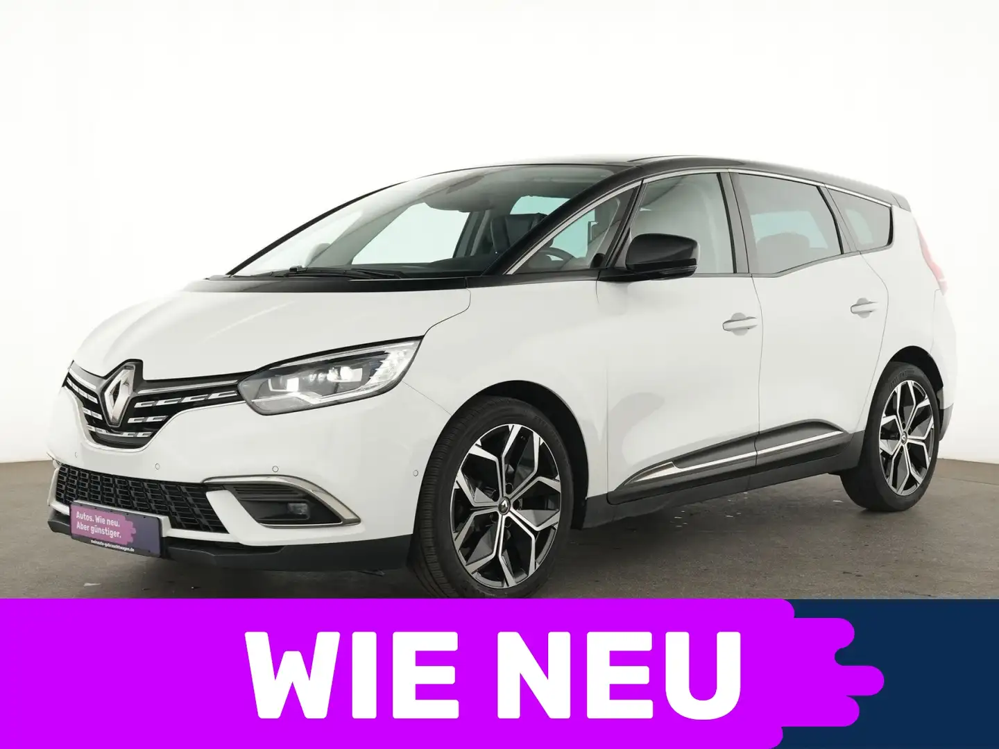 Renault Grand Scenic Techno LED|NAVI|Kamera|SHZ|Klima Weiß - 1