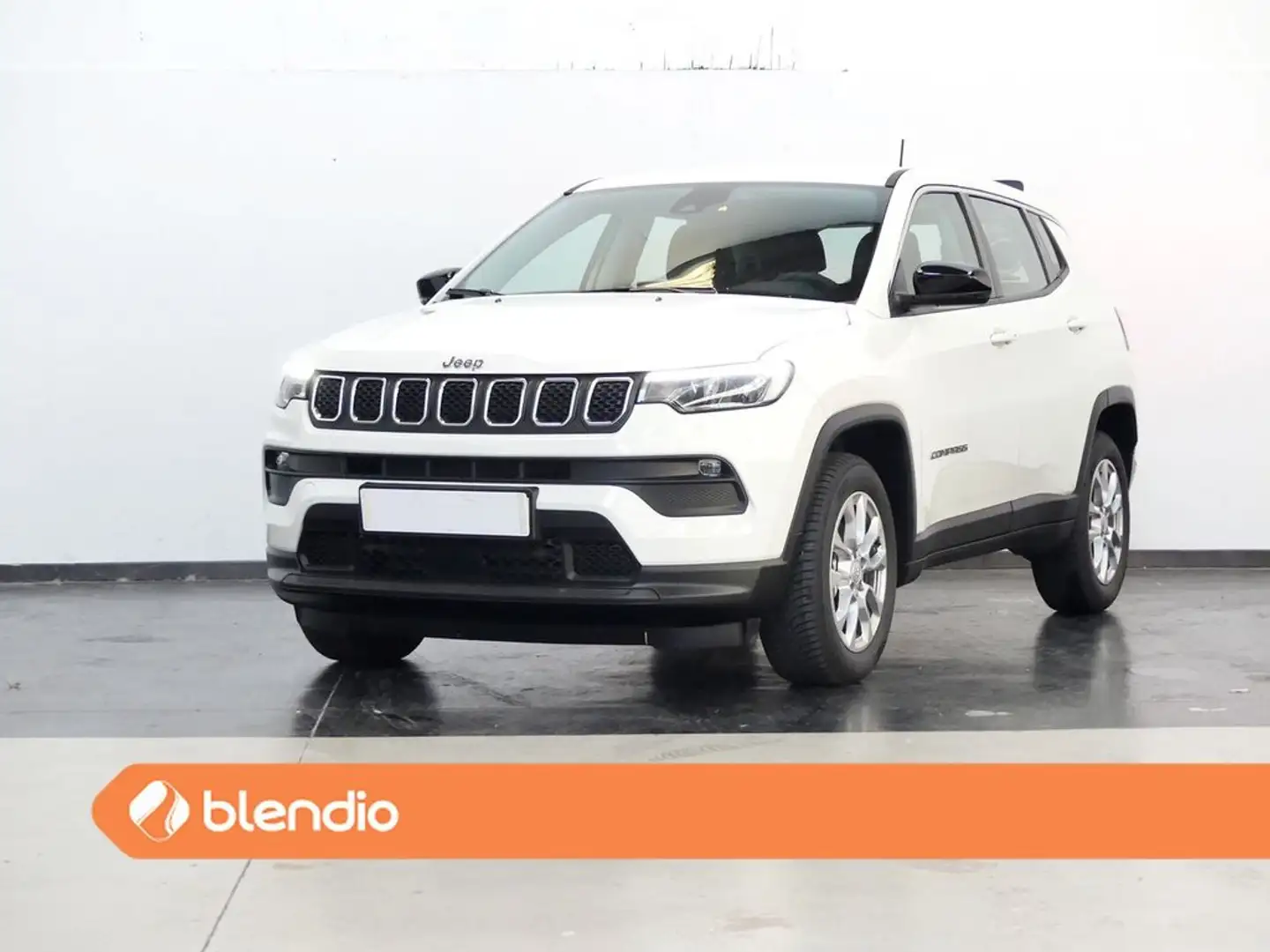 Jeep Compass LONGITUDE MHEV 130CV Blanc - 1