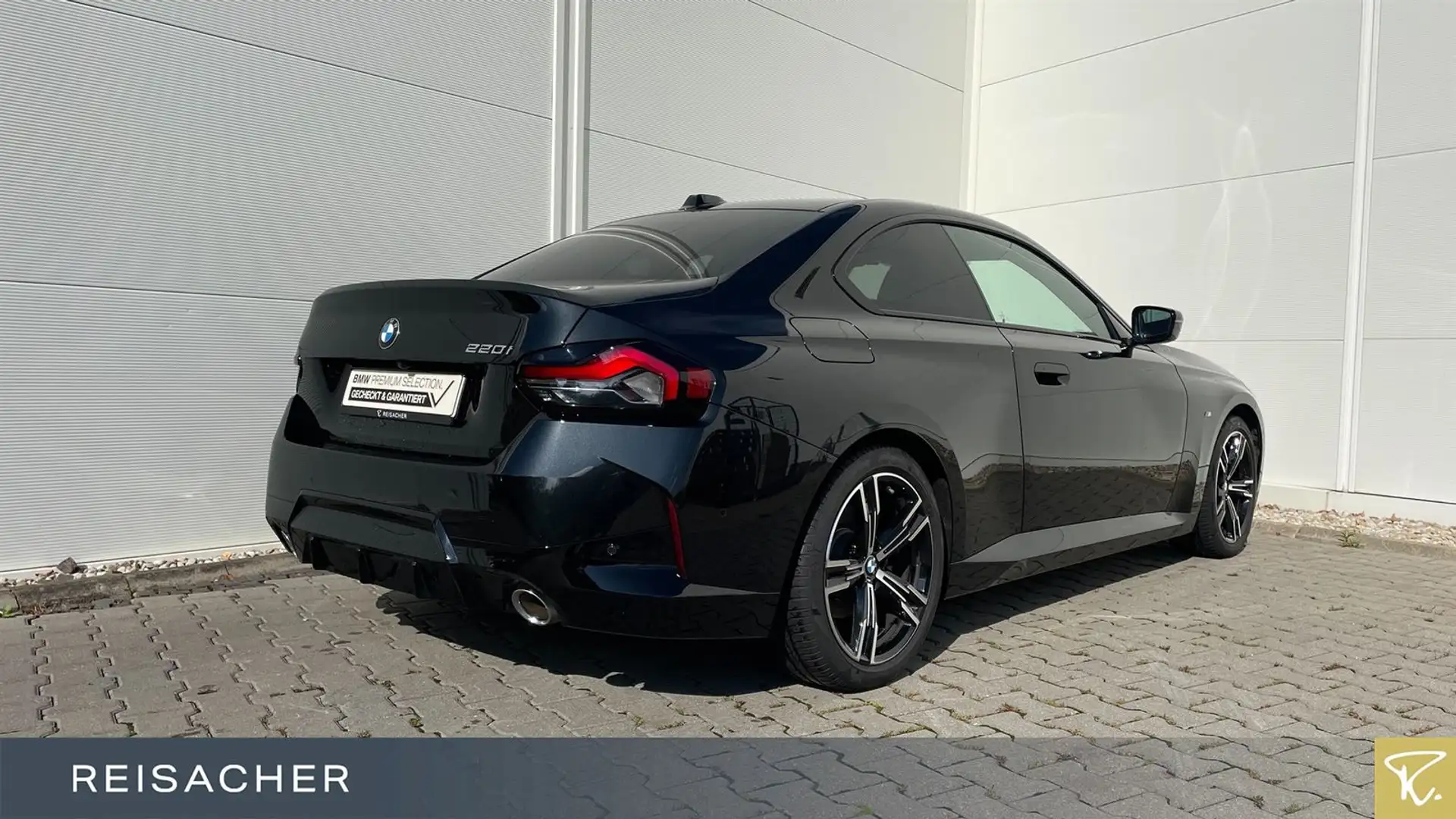 BMW 220 i Coupé M Sport,AHK,adLED,RFK,el.Sitze,Lenkhz Schwarz - 2