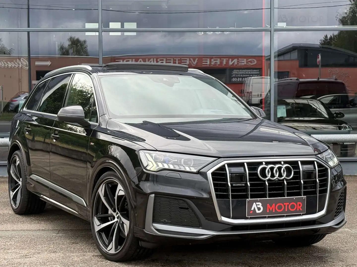 Audi Q7 45TDi 3X S-LINE BLACK 7PL PNEUMA. ACC HEAD-UP PANO Noir - 1