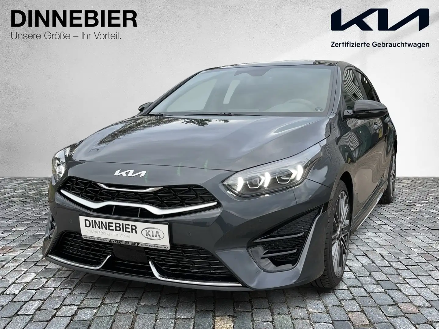 Kia Ceed / cee'd CEED GT-Line 1.5T +PANO+KAMERA+SITZHEIZ+ 4xSHZ Gris - 2