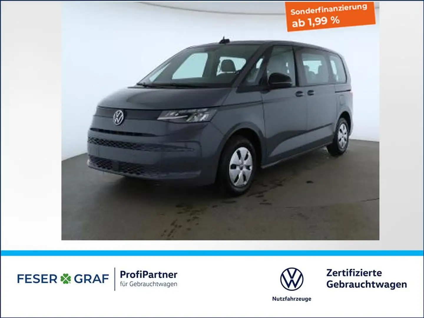 Volkswagen T7 Multivan 2.0TDI DSG 7Sitze AHK LED Navigationssystem Grau - 1