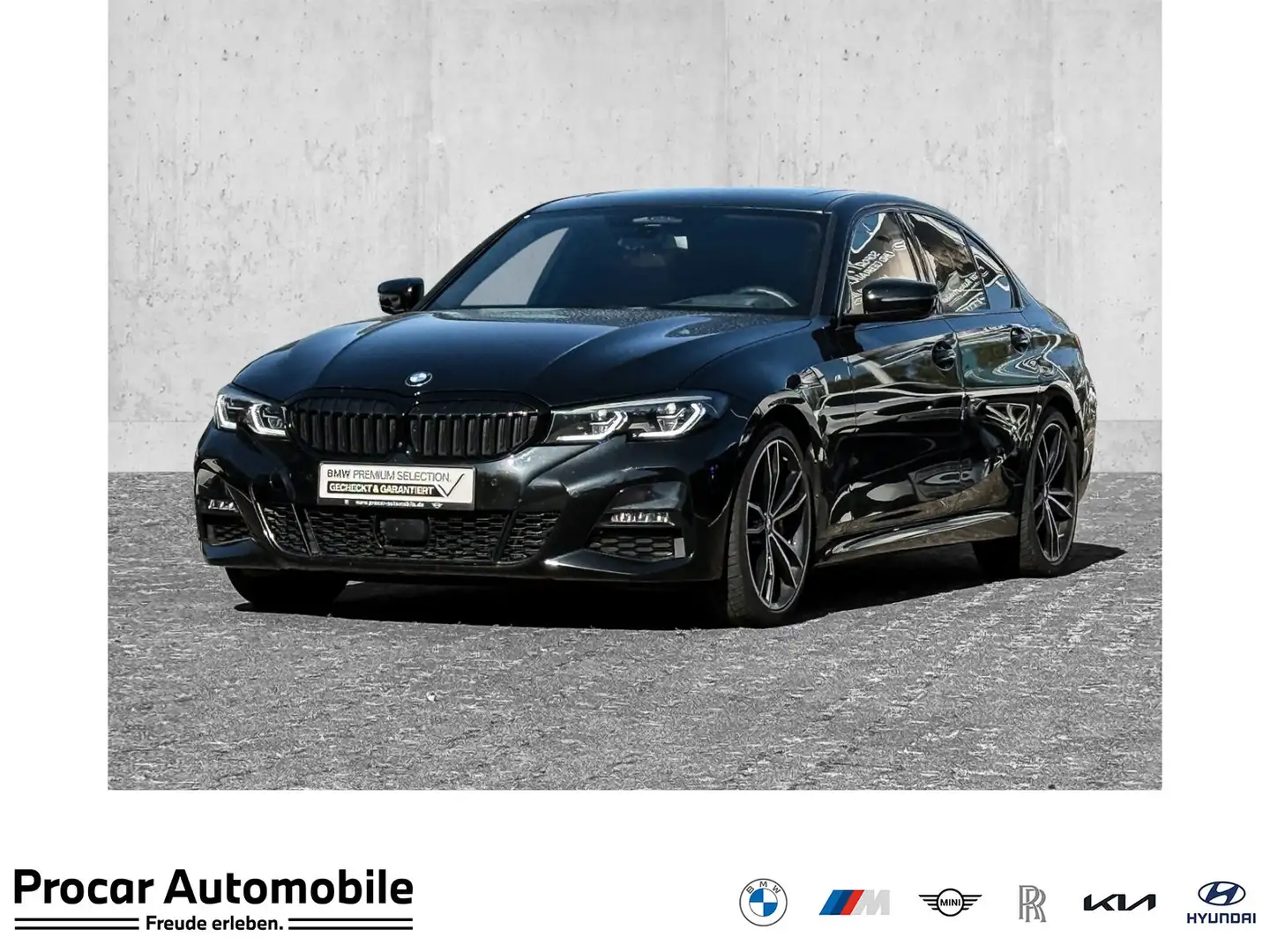 BMW 320 d M Sport HUD+ACC+RFK+NAVI+LASER+DAB+H&K Schwarz - 1