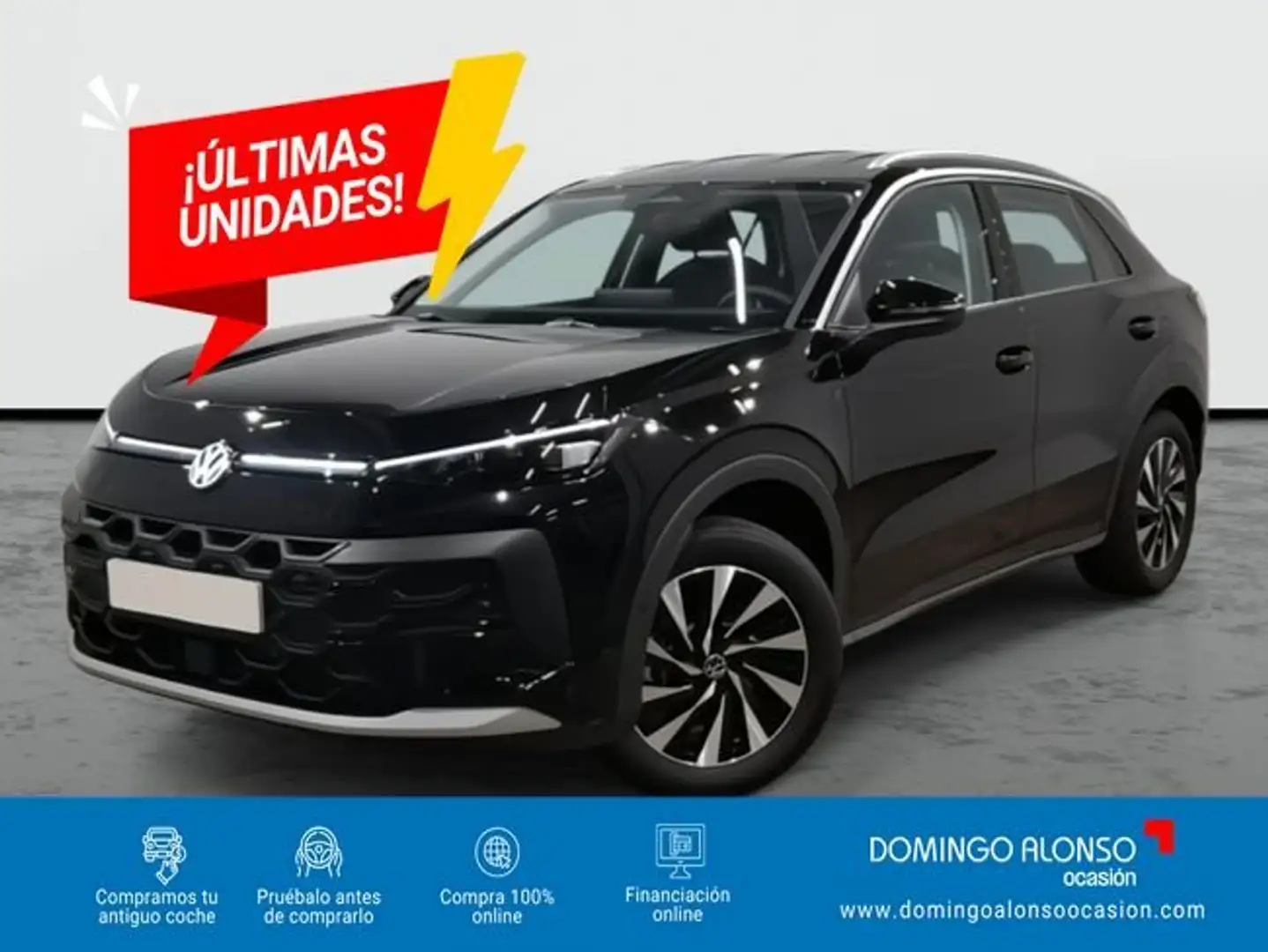 Volkswagen T-Roc Style 115 CV mHEV DSG7 Negro - 1