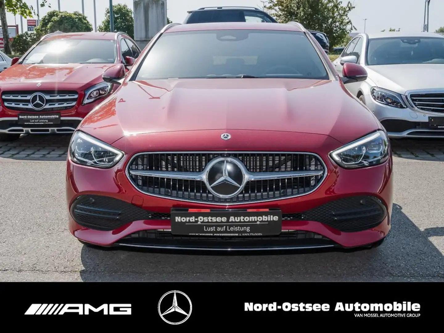 Mercedes-Benz C 200 d T AVANTGARDE ADV DISTR 360° TOTW LED SZH Rot - 2