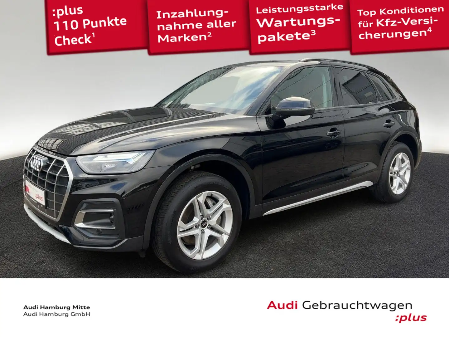 Audi Q5 40 TDI advanced quattro S tronic Navi PDC LED Schwarz - 1