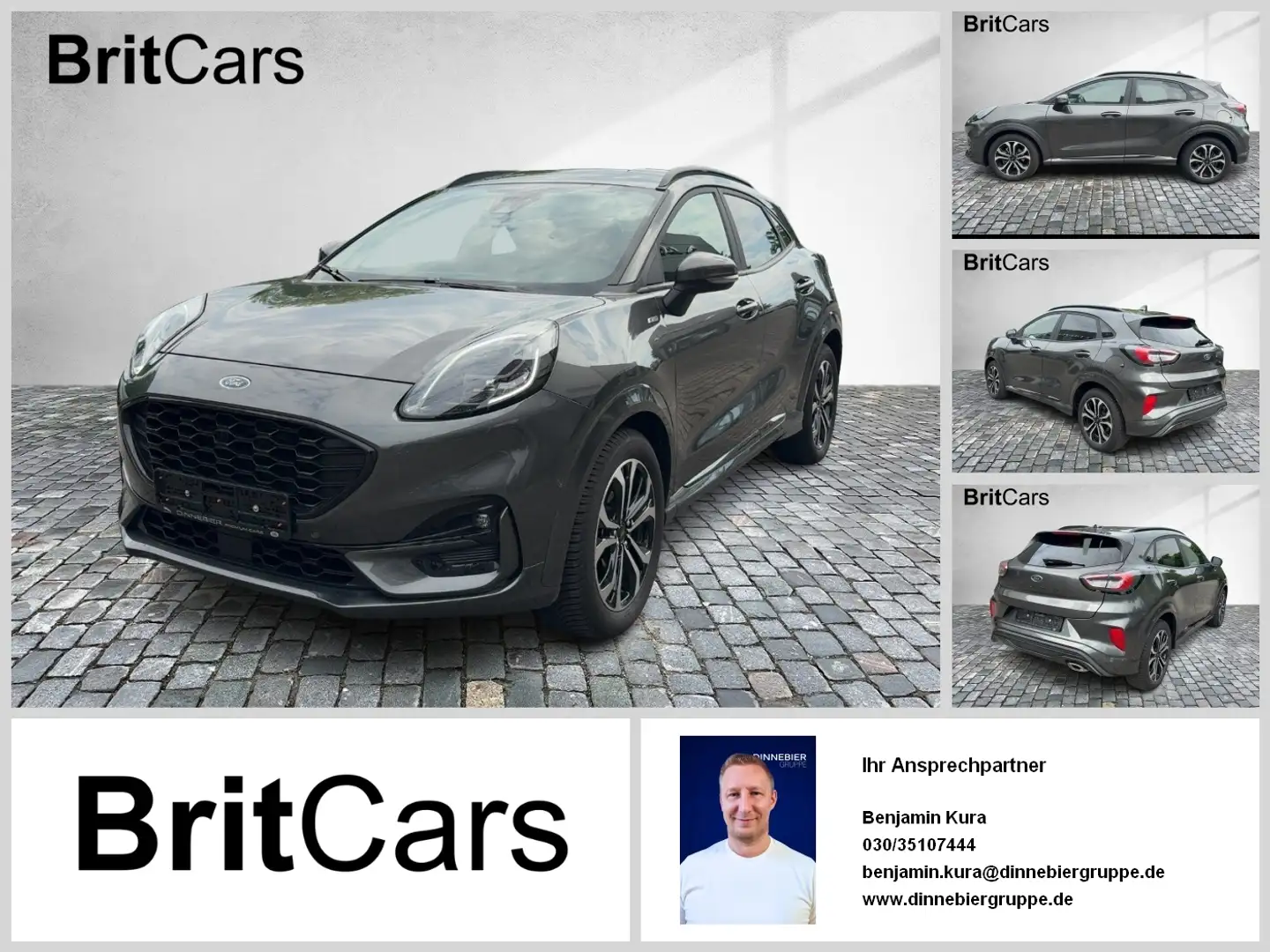 Ford Puma ST-Line X LED+Navi+Kamera+Winterpaket Gris - 1