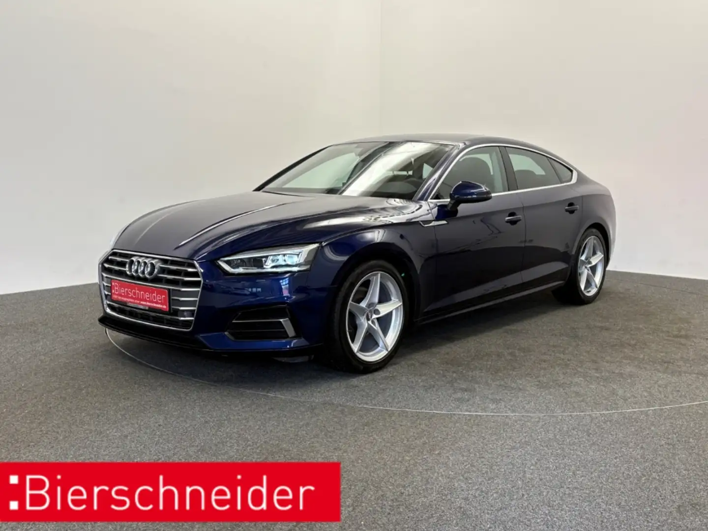 Audi A5 Sportback 40 TFSI S tronic sport LED AHK NAVI PDC Blau - 1