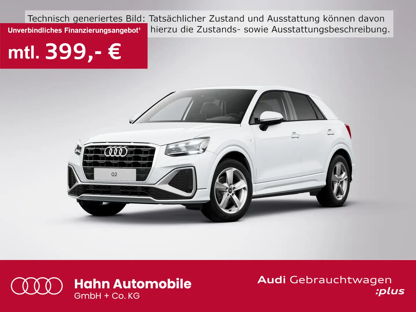 Audi Q2 35 TFSI S line Matrix CAM Carplay ACC Virtual Weiß - 1