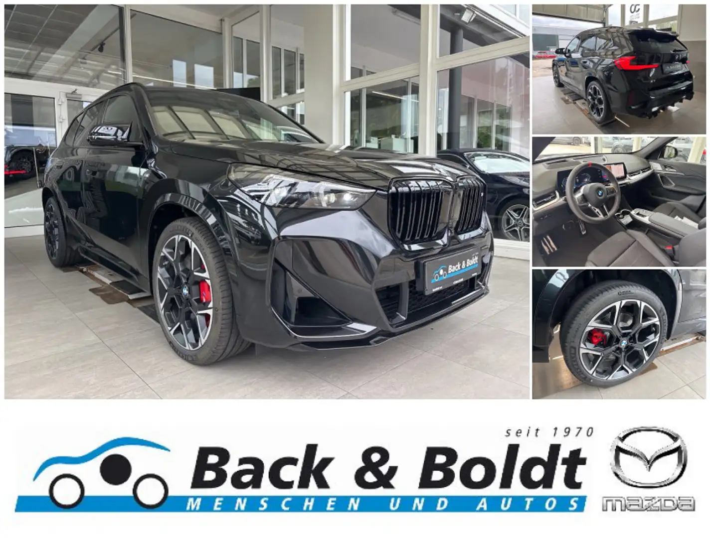BMW X1 M35 M-PRO+PANO+H&K+360GRAD+AHK+ALCANTARA Nero - 1