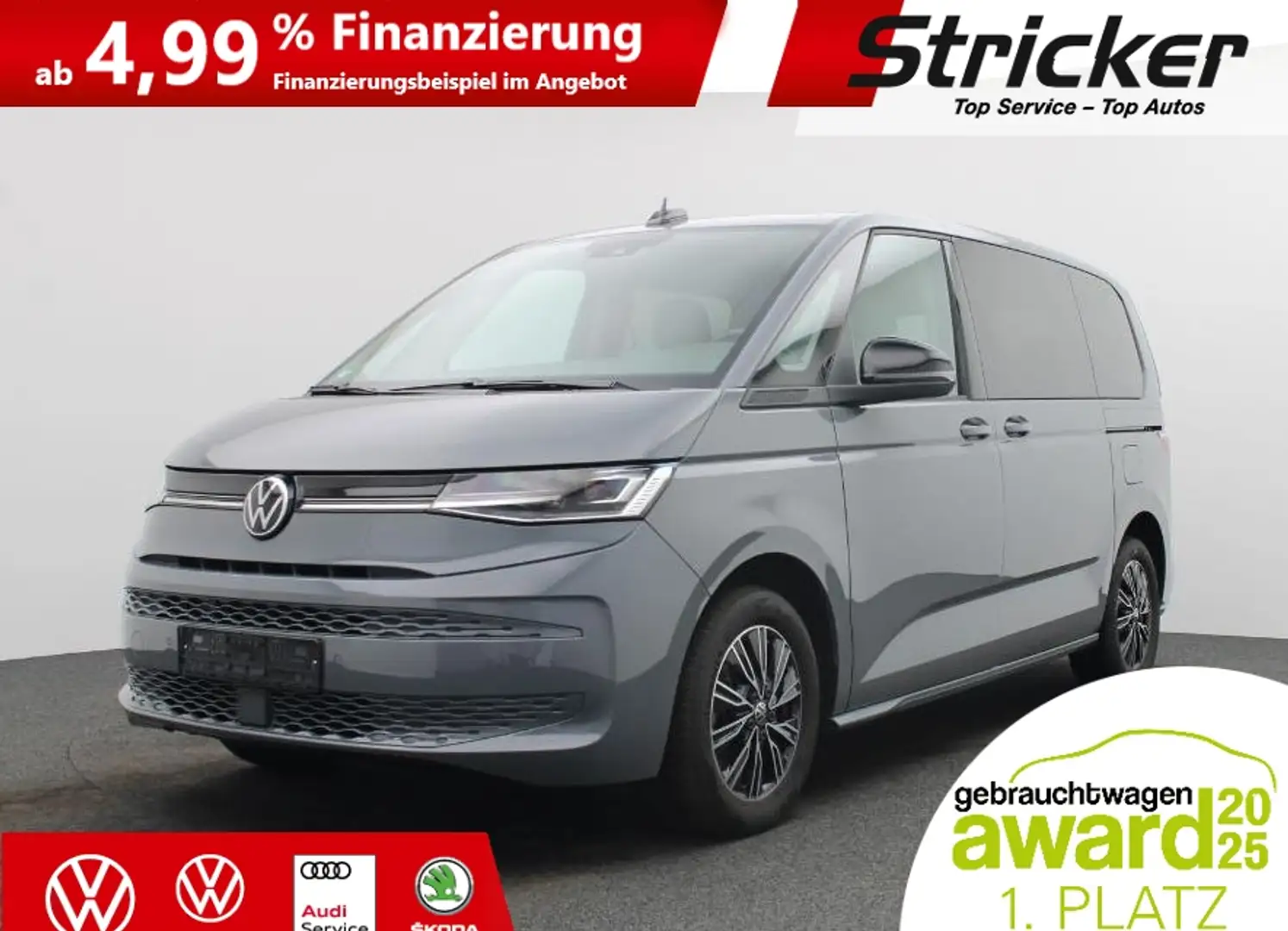 Volkswagen T7 Multivan Life 2.0TDI DSG 534,-ohne Anzahlung Pano IQ.Light Silber - 1