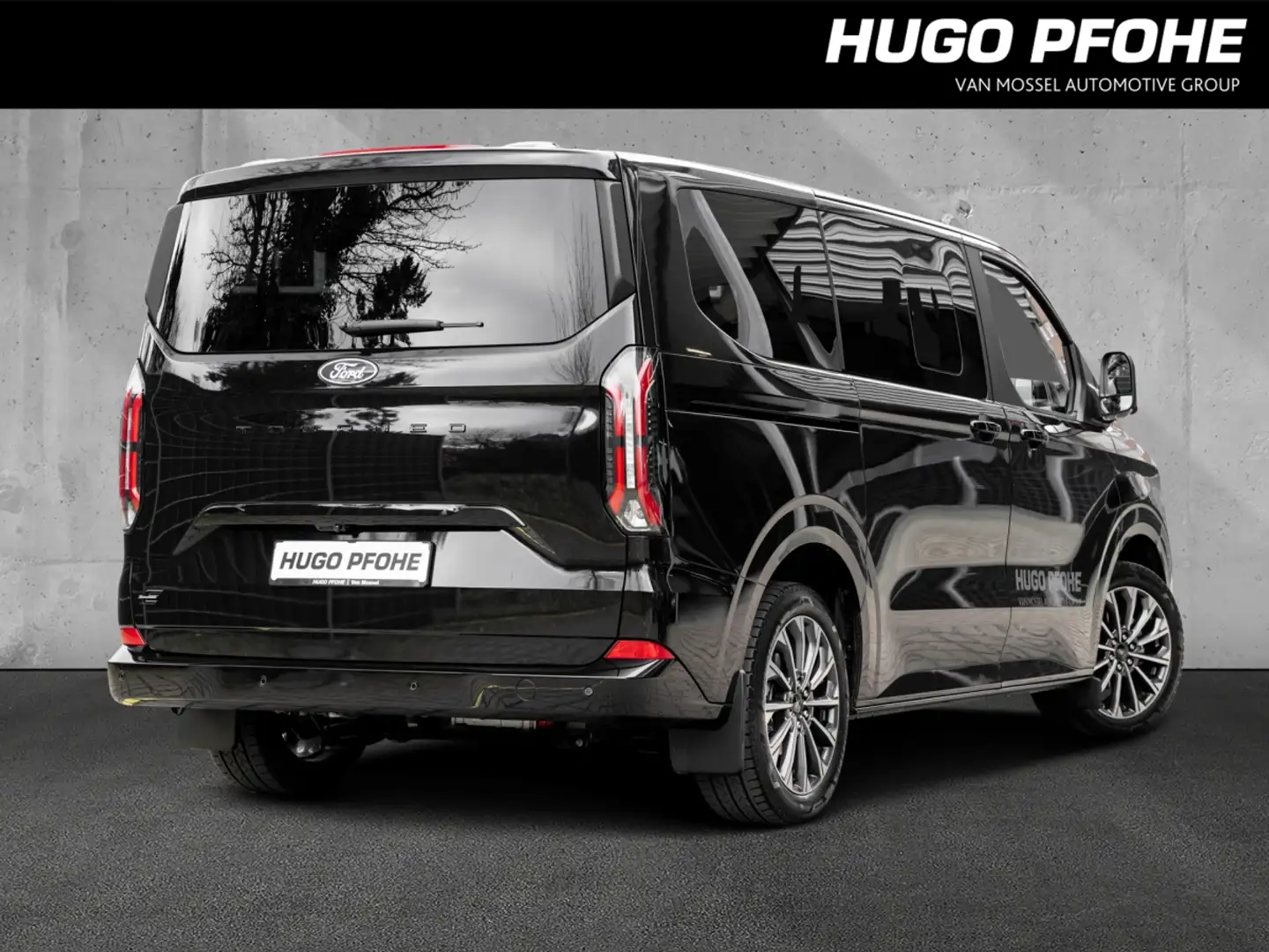Ford Tourneo Custom Titanium X BEV 83kWh 340 L1 Autom.*Lieferung ab Ok Schwarz - 2