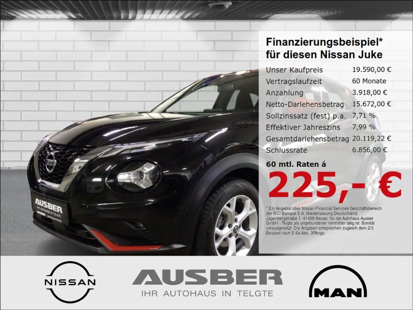 Nissan Juke N-Connecta 1.0 AVM Navi 2-Farben Ganzjahresreifen Noir - 1