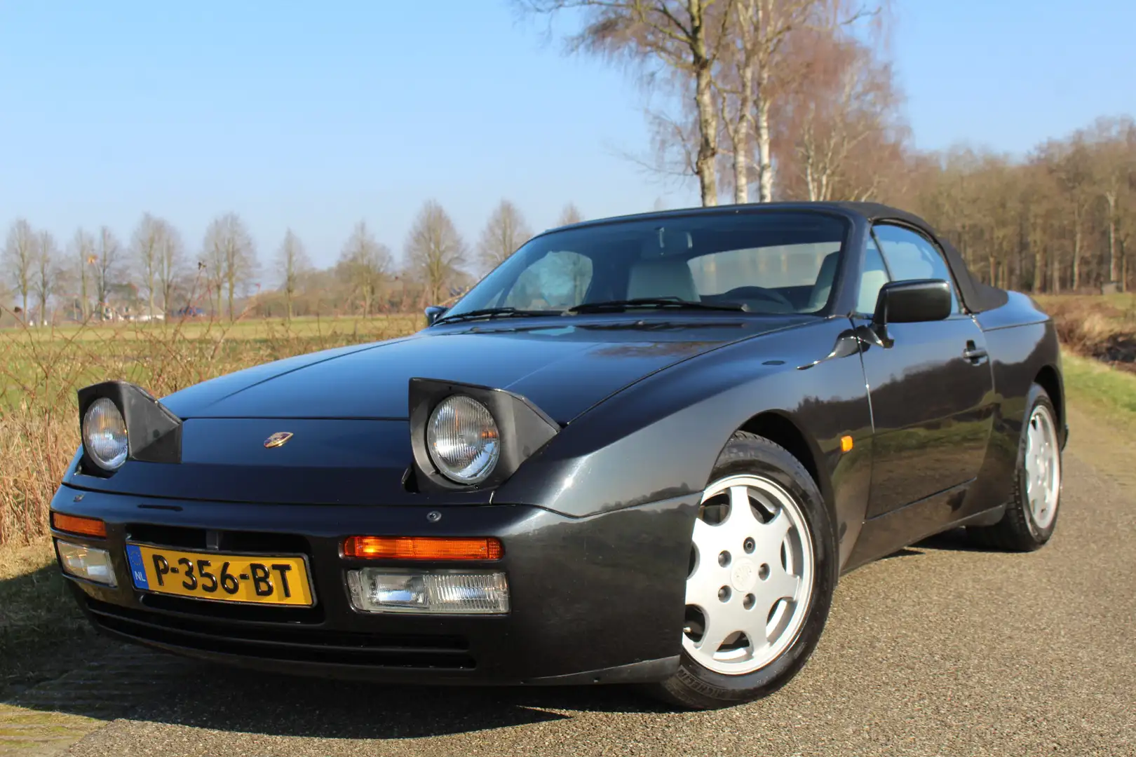 Porsche 944 3.0 S2 Cabrio 94000KM! Collectors Item! Grijs - 1