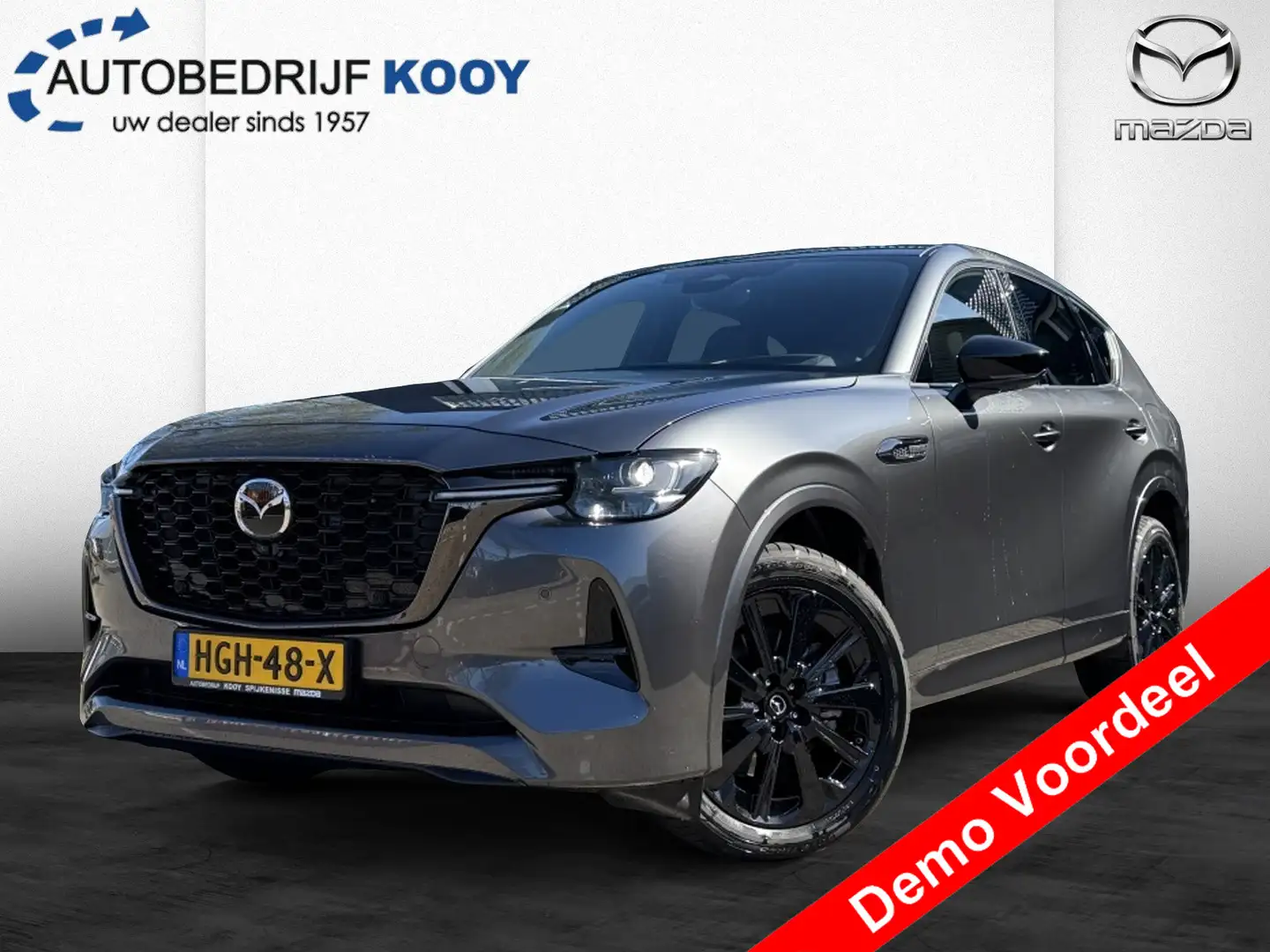 Mazda CX-60 2.5 PHEV Homura Plus / Schuif-/kanteldak / 360 cam Grigio - 1
