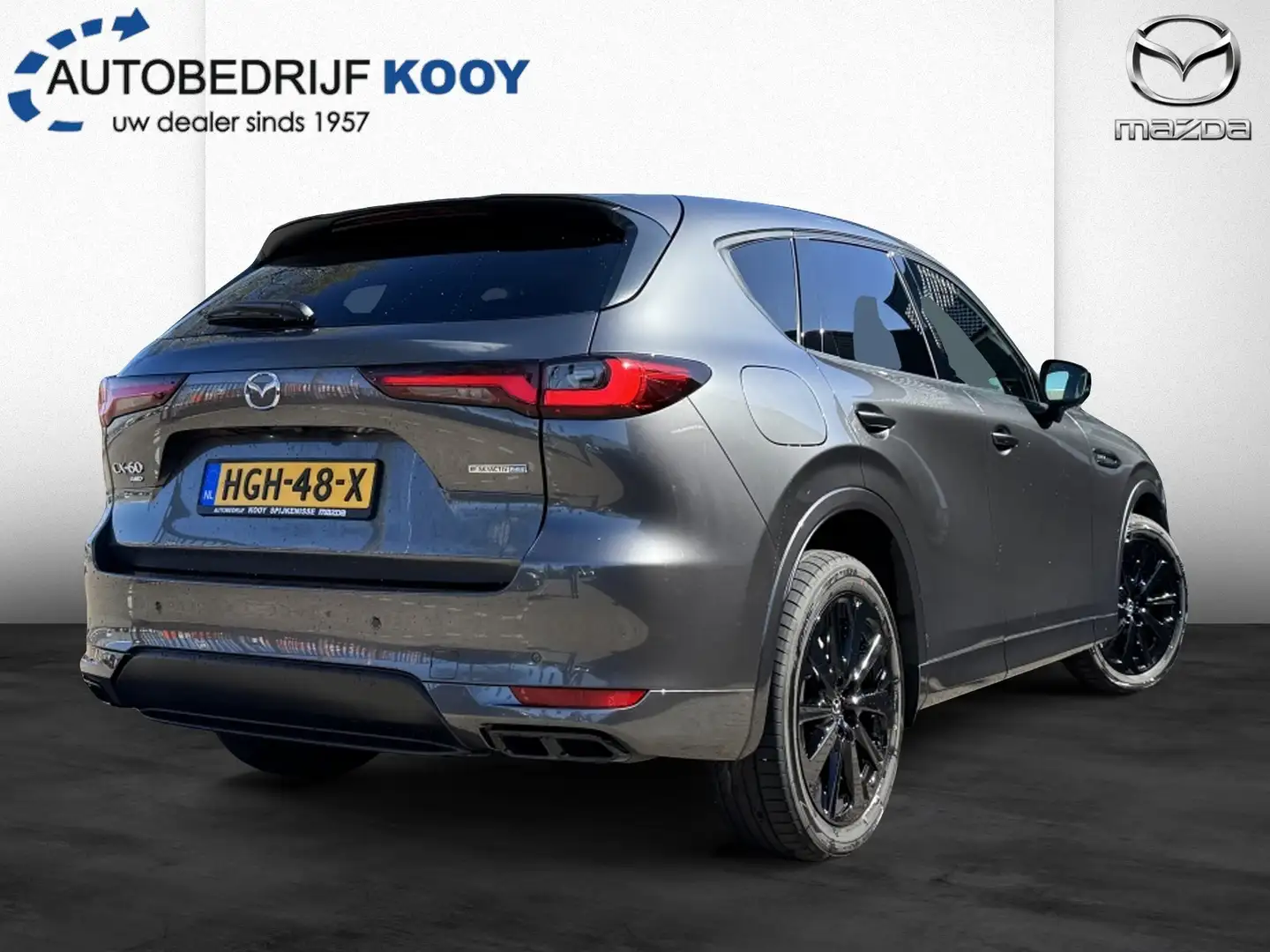 Mazda CX-60 2.5 PHEV Homura Plus / Schuif-/kanteldak / 360 cam Grijs - 2