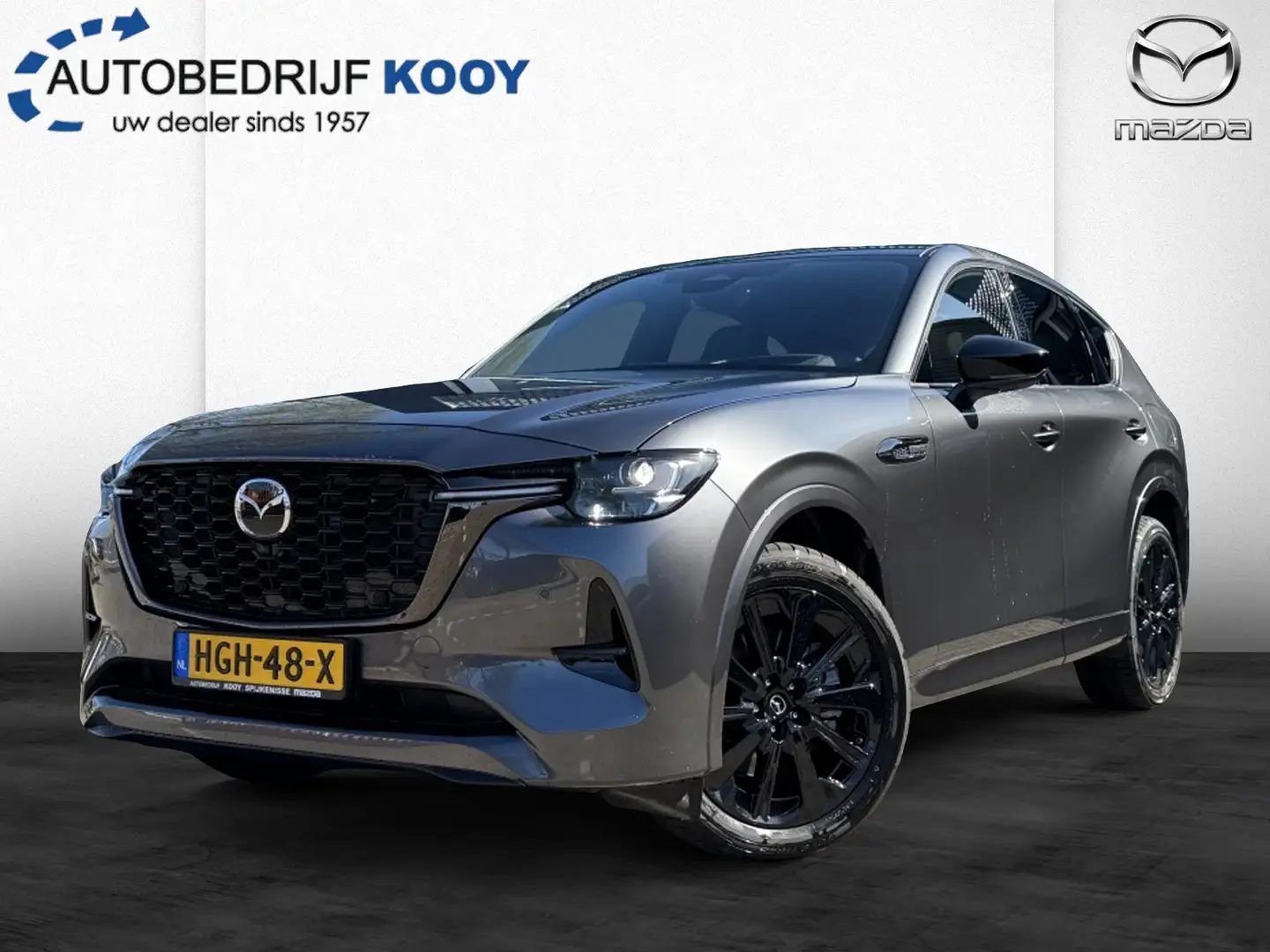 Mazda CX-60 2.5 PHEV Homura Plus / Schuif-/kanteldak / 360 cam Grijs - 1
