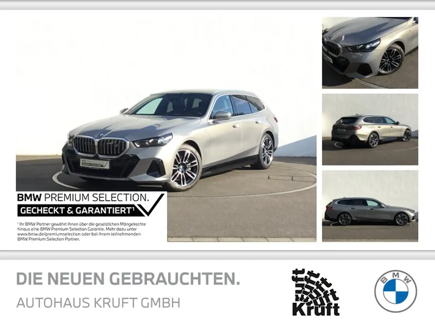 BMW i5 eDrive40 Touring M SPORT+PANO+B&W SOUND+KAMERA+HUD Grau - 1