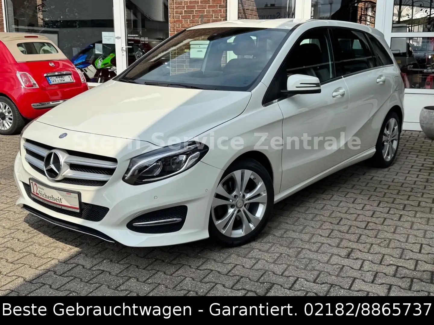 Mercedes-Benz B 200 Urban AUTOM+NAVI+LED+SHZ+TEMPO+PDC Weiß - 1