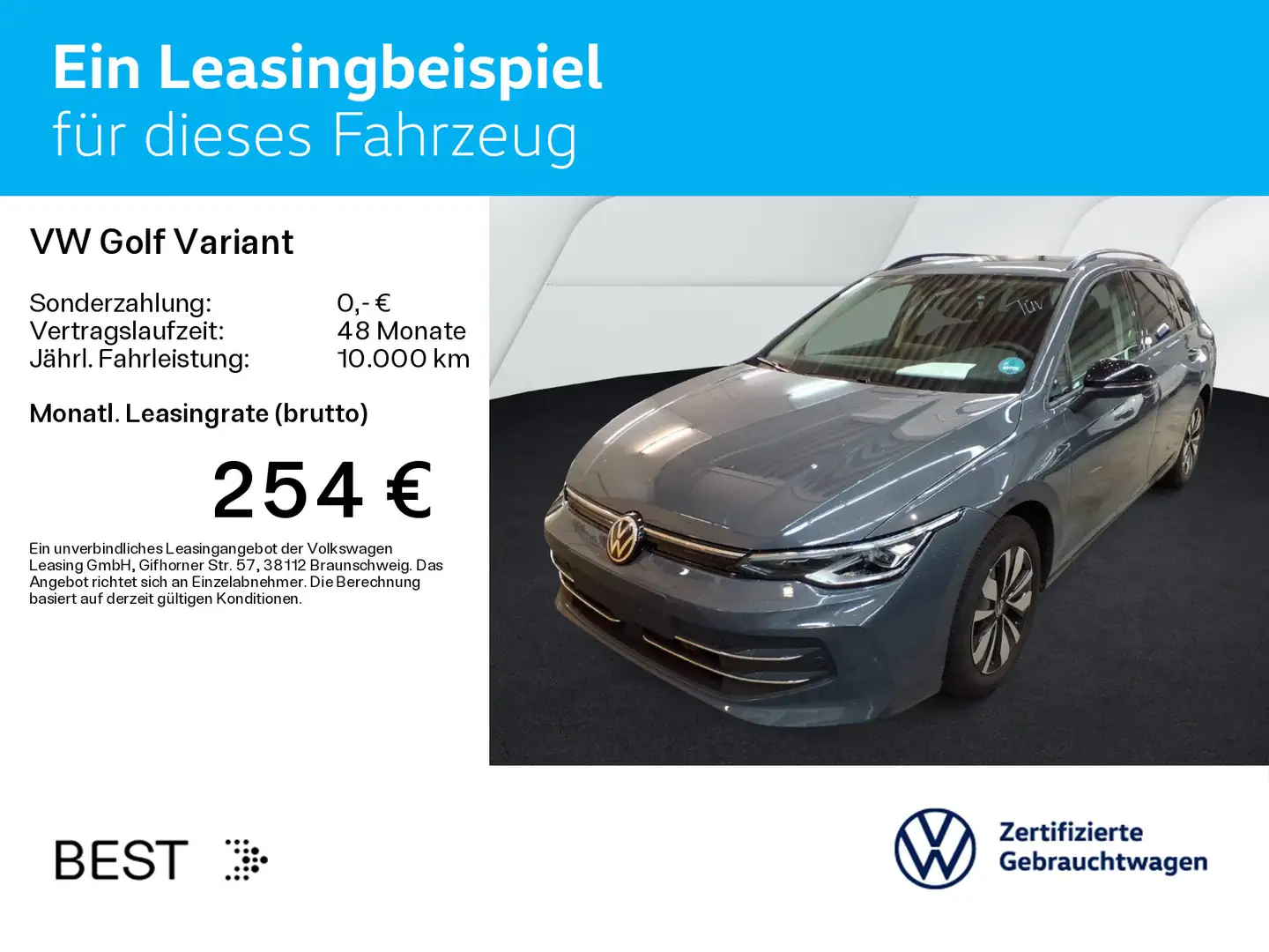 Volkswagen Golf Variant Golf VIII Variant 1.5 TSI GOAL*LED*AHK*KAMERA*PD Gris - 2