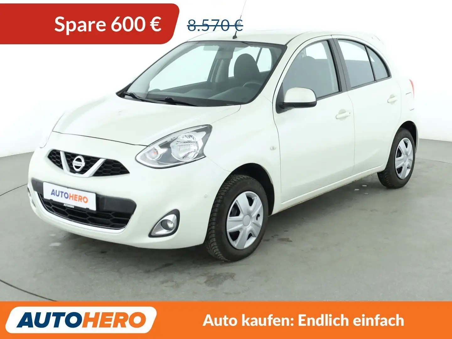Nissan Micra 1.2 Acenta*NAVI*TEMPO*PDC*RADIO*KLIMA Weiß - 1