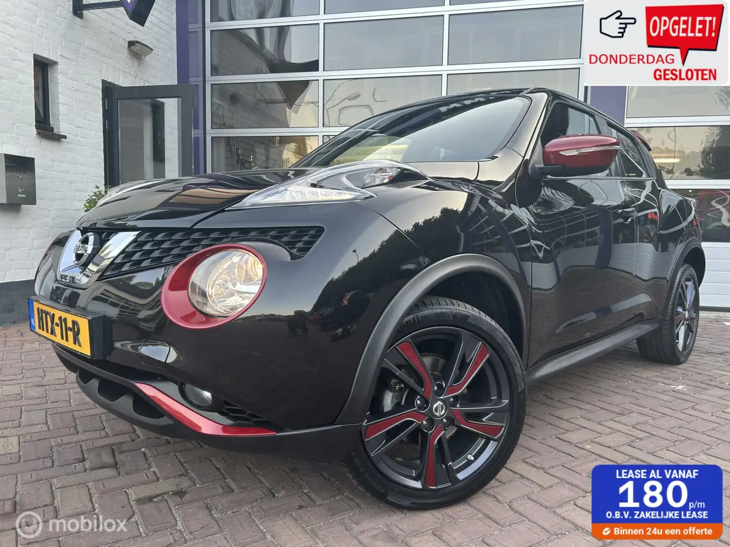 Nissan Juke 1.2 DIG-T Connecta * PANO DAK * NAVIGATIE * Zwart - 1