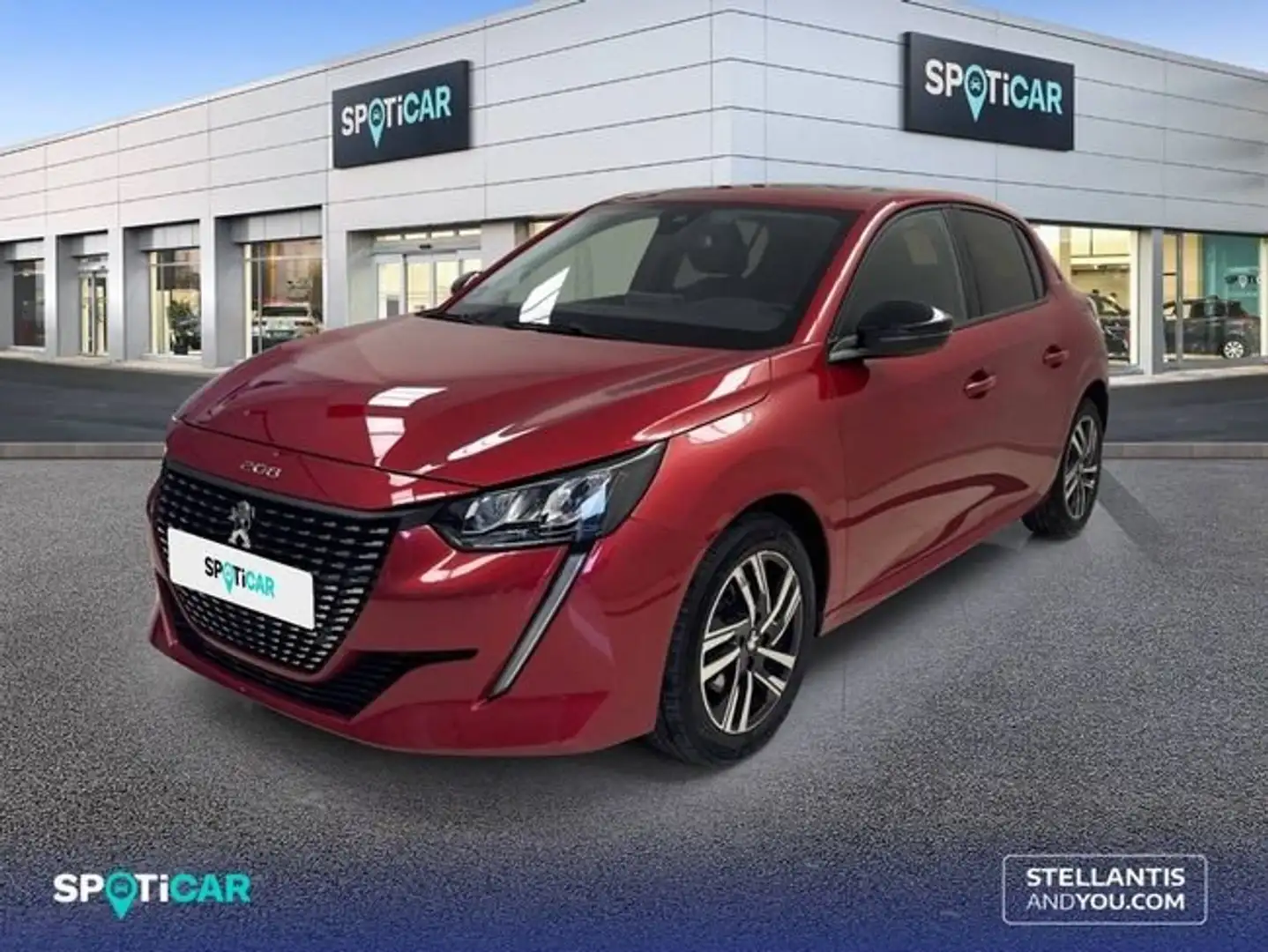 Peugeot 208 BlueHDi 73kW (100CV) Allure Rojo - 1