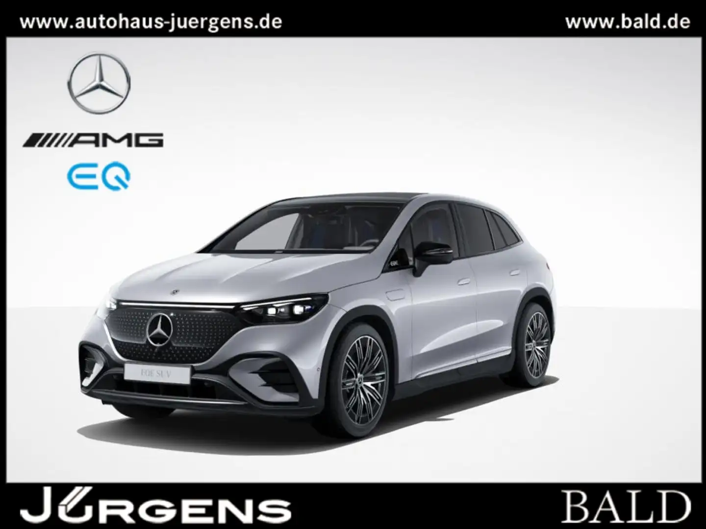 Mercedes-Benz EQE SUV EQE 500 4M SUV AMG-Sport/Pano/Burm/Distr/Night Silber - 2