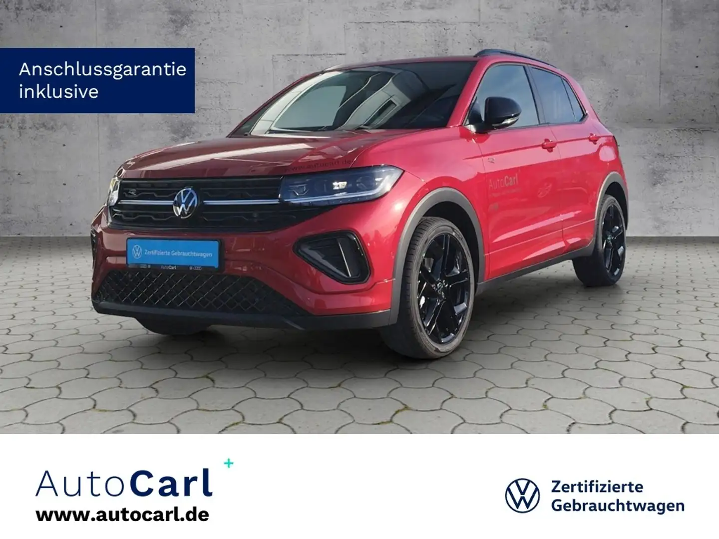 Volkswagen T-Cross R-Line 1.0 TSI DSG IQ.DRIVE/BlackStyle KLIMA LED Rouge - 1