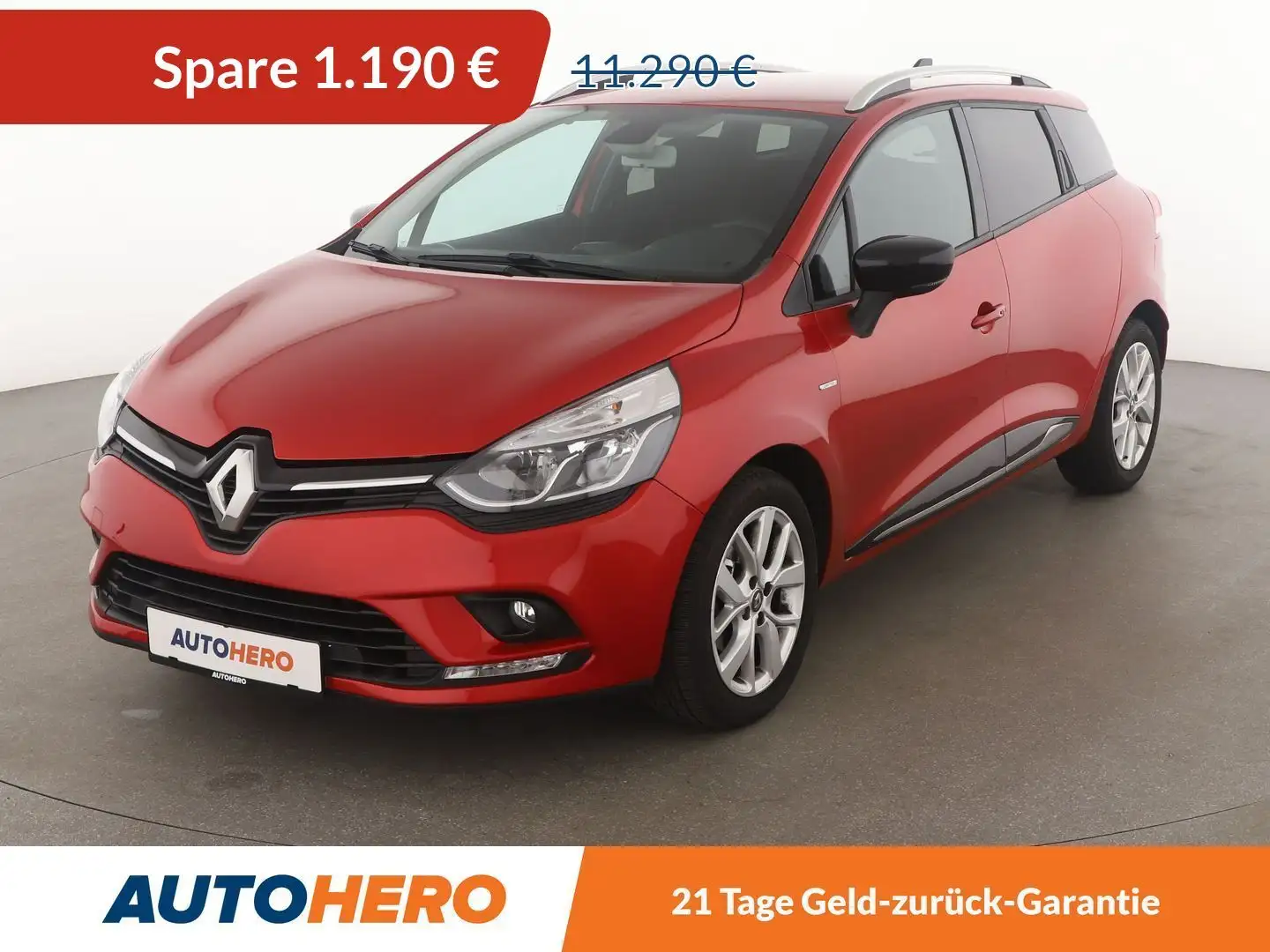 Renault Clio 0.9 Limited *NAVI*TEMPO*PDC*SHZ* Rouge - 1