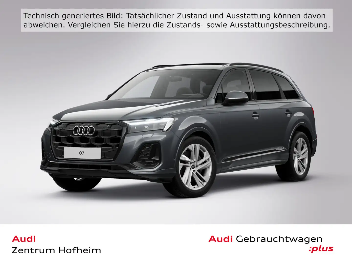 Audi Q7 50 TDI qu S line tip*Air*7-Sitzer*HUD*Pano*Ma Grau - 1
