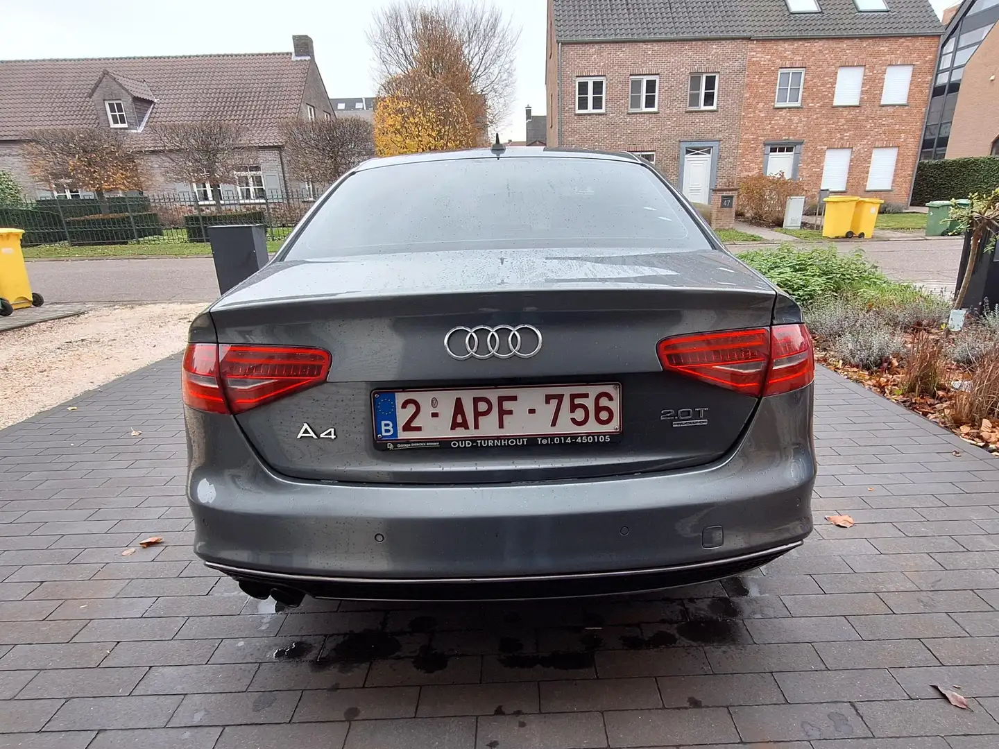 Audi A4 A4 2.0 TFSI quattro S tronic S line Sportpaket Zilver - 2