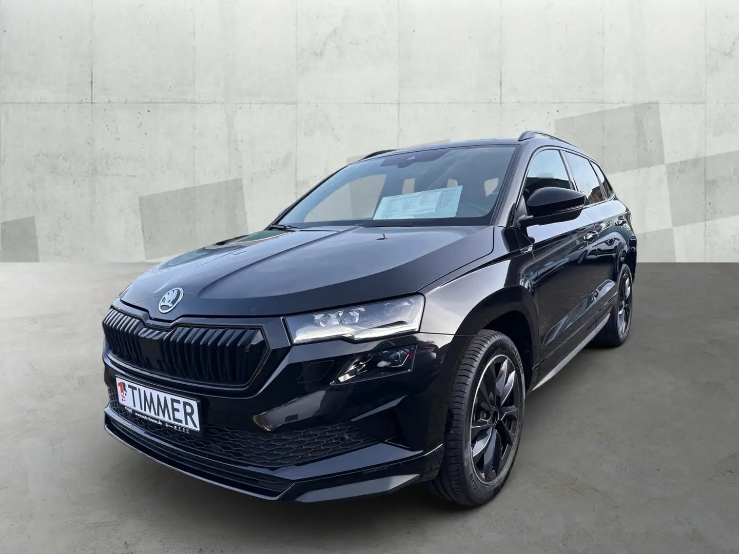 Skoda Karoq 1.5 TSI DSG SPORTLINE +AHK +MATRIX +ACC +RKAM +VI Schwarz - 2