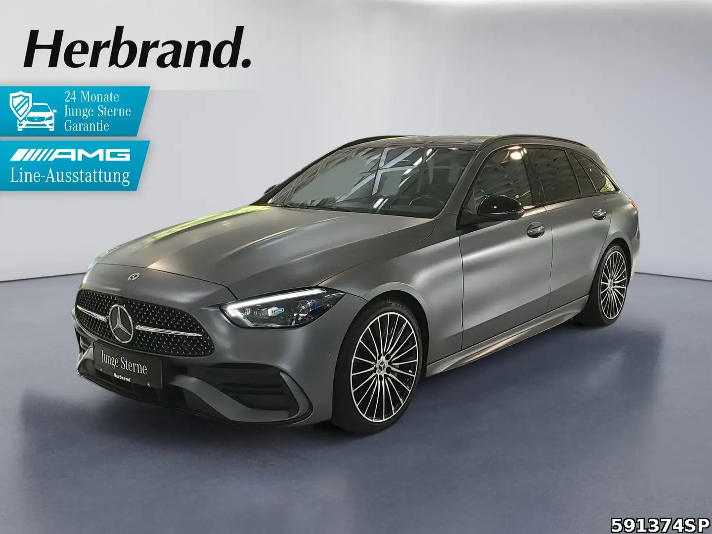 Mercedes-Benz C 300 d TAMG Night DIGITAL LIGHT DISTRONIC Pano Grau - 1